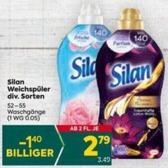 Billa Silan Weichspüler div. Sorten 52-55 WC Angebot