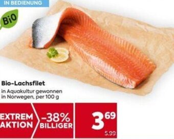 Billa Bio-Lachsfilet 100g Angebot