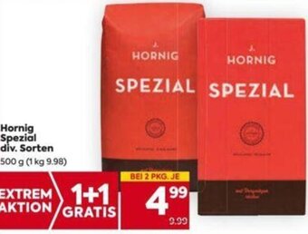 Billa Hornig Spezial div. Sorten 500-g Angebot