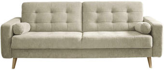 XXXLutz Schlafsofa in velours sandfarben Angebot