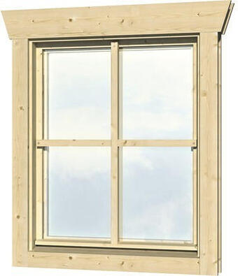 Hornbach Einzelfenster für gartenhaus 45 mm skan holz anschlag rechts 57,5x70,5 cm, natur Angebot