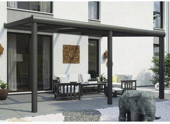 Hornbach Terrassenüberdachung skan holz garda 434x357 cm anthrazit Angebot