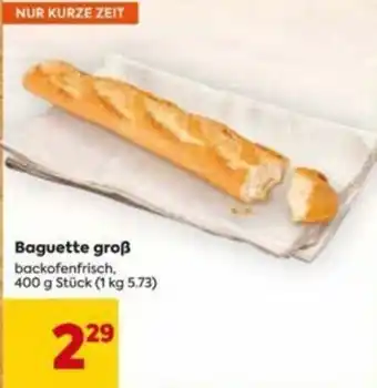 Billa Baguette groß 400g Angebot