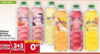 Billa Vöslauer Balance div. Sorten 0,75 Liter Angebot