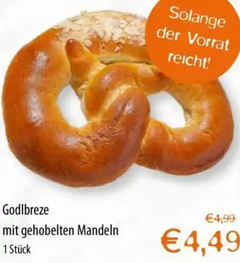 MPreis Godlbreze mit gehobelten Mandeln 1 Stk. Angebot