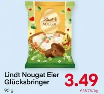 MPreis Lindt Nougat Eier Glücksbringer 90 g Angebot