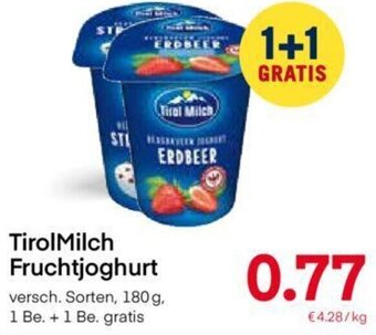 MPreis TirolMilch Fruchtjoghurt 180g Angebot