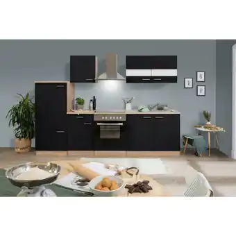 XXXLutz Kãœchenleerblock 270/200/60 cm in schwarz Angebot