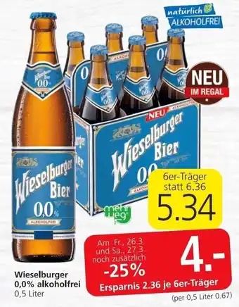 Spar Wieselburger 0.5 Liter Angebot
