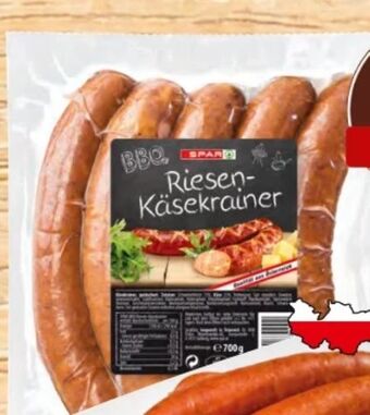Eurospar Riesen käsekrainer bbq Angebot