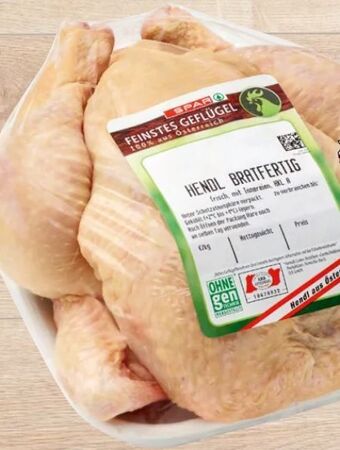 Eurospar Feinstes geflügel hendl Angebot