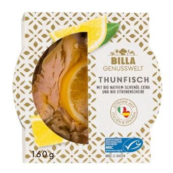 Billa Thunfisch mit olivenöl & zitrone Angebot