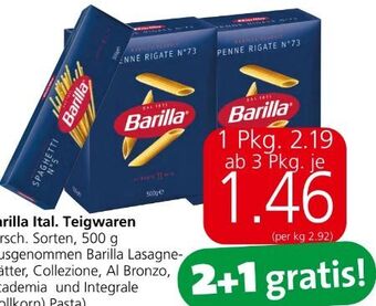 Spar Teigwaren Angebot