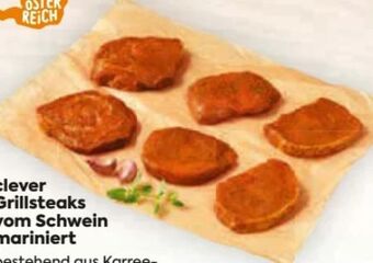 Billa Grillsteaks vom schwein mariniert Angebot