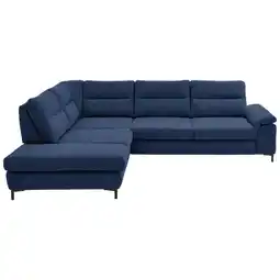 XXXLutz Ecksofa in chenille, mikrofaser blau Angebot