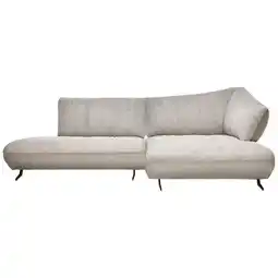 XXXLutz Ecksofa in chenille, struktur grau, sandfarben Angebot