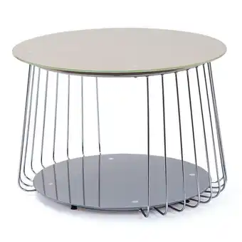 XXXLutz Couchtisch in metall, glas 70/70/50 cm Angebot