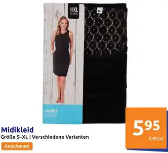 Action Midikleid S-XL Angebot