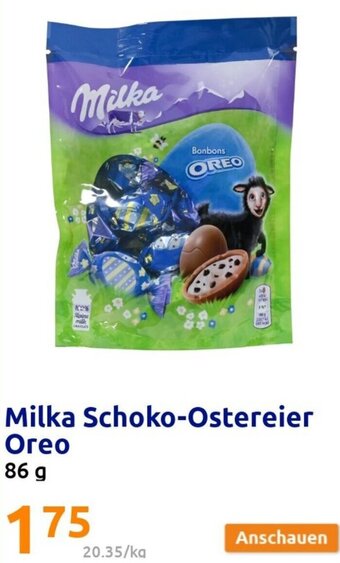 Action Milka Schoko-Ostereier Oreo 86 g Angebot