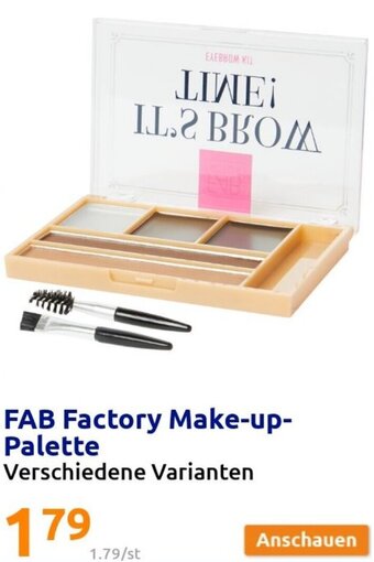Action Fab Factory Make-Up-Palette Angebot