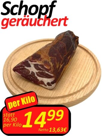 Wurstico Schopf geräuchert per kilo Angebot