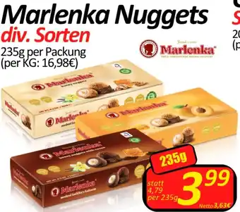 Wurstico Marlenka Nuggets div. Sorten 235 g Angebot