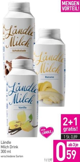Sutterlüty Ländle Milch Drink 300 ml Angebot