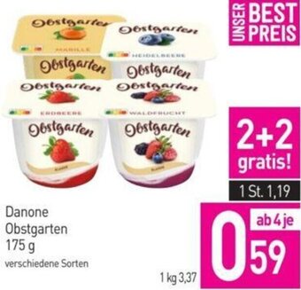 Sutterlüty Danone Obstgarten 175 g Angebot