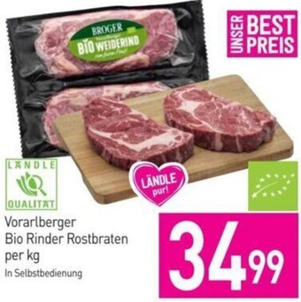Sutterlüty Vorarlberger Bio Rinder Rostbraten per kg Angebot