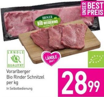 Sutterlüty Vorarlberger Bio Rinder Schnitzel per kg Angebot