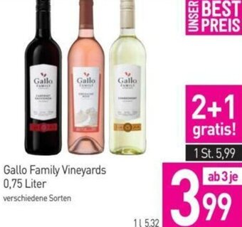 Sutterlüty Gallo Family Vineyards 0,75 Liter Angebot