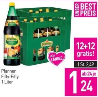 Sutterlüty Pfanner Fifty-Fifty 1 Liter Angebot