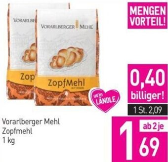 Vorarlberger Mehl Zopfmehl 1 kg