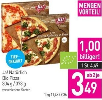 Sutterlüty Ja! Natürlich Bio Pizza 304 g/ 373 g Angebot