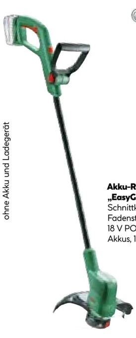 Hellweg Akku-rasentrimmer easygrasscut 18 solo Angebot