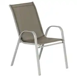XXXLutz Stapelsessel in metall, textil silberfarben, taupe Angebot