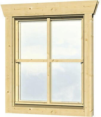 Hornbach Einzelfenster für gartenhaus 28 mm skan holz anschlag rechts 57,5x70,5 cm, natur Angebot