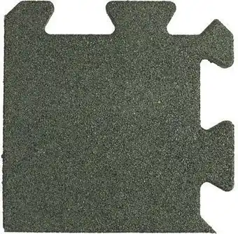 Fallschutzmatte puzzle ecke 27x27x2,5 cm grün