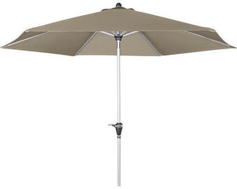 Hornbach Sonnenschirm marktschirm doppler active auto tilt mit kurbelfunktion ø 280 cm polyester greige Angebot