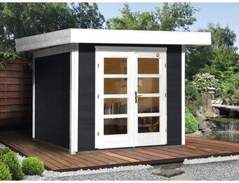 Hornbach Gartenhaus weka designhaus 126 gr.2 mit fußboden 295 x 240 cm anthrazit Angebot