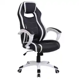 XXXLutz Gamingstuhl in lederlook schwarz, weiß Angebot