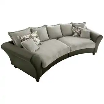XXXLutz Bigsofa in chenille, mikrofaser grün, hellgrün Angebot
