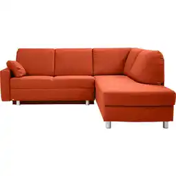 XXXLutz Ecksofa in chenille orange Angebot