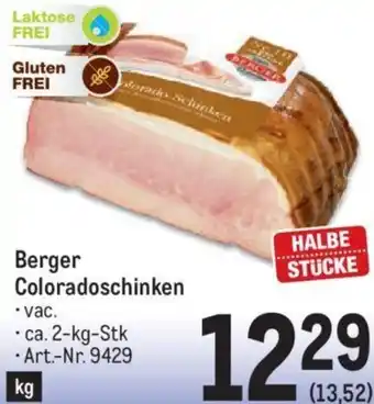 Metro Berger Coloradoschinken 2-kg Angebot