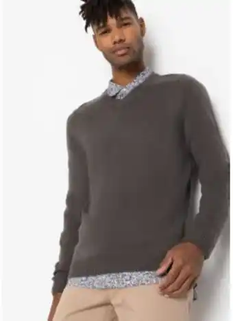 Bonprix Pullover mit rundhals und hemd (2-tlg.set) Angebot
