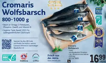 Metro Cromaris Wolfsbarsch 1-1,5-kg Angebot