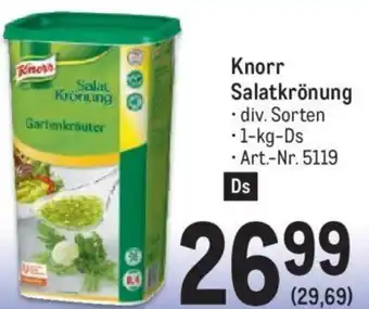 Metro Knorr Salatkrönung 1-kg-Ds Angebot