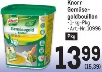 Metro Knorr Gemüse-goldbouillon 1-kg-Pkg Angebot