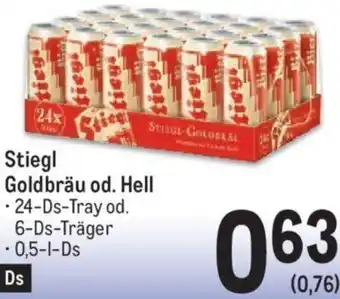 Metro Stiegl Goldbräu oder Hell 0,5-l-Ds Angebot