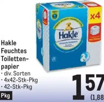 Metro Hakle Feuchtes Toiletten-papier 4x42-Stk-Pkg Angebot